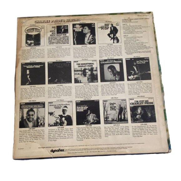 Charley Pride Sings Heart Songs Vintage Vinyl Record- 12 in-1971-GUC - Picture 3 of 6